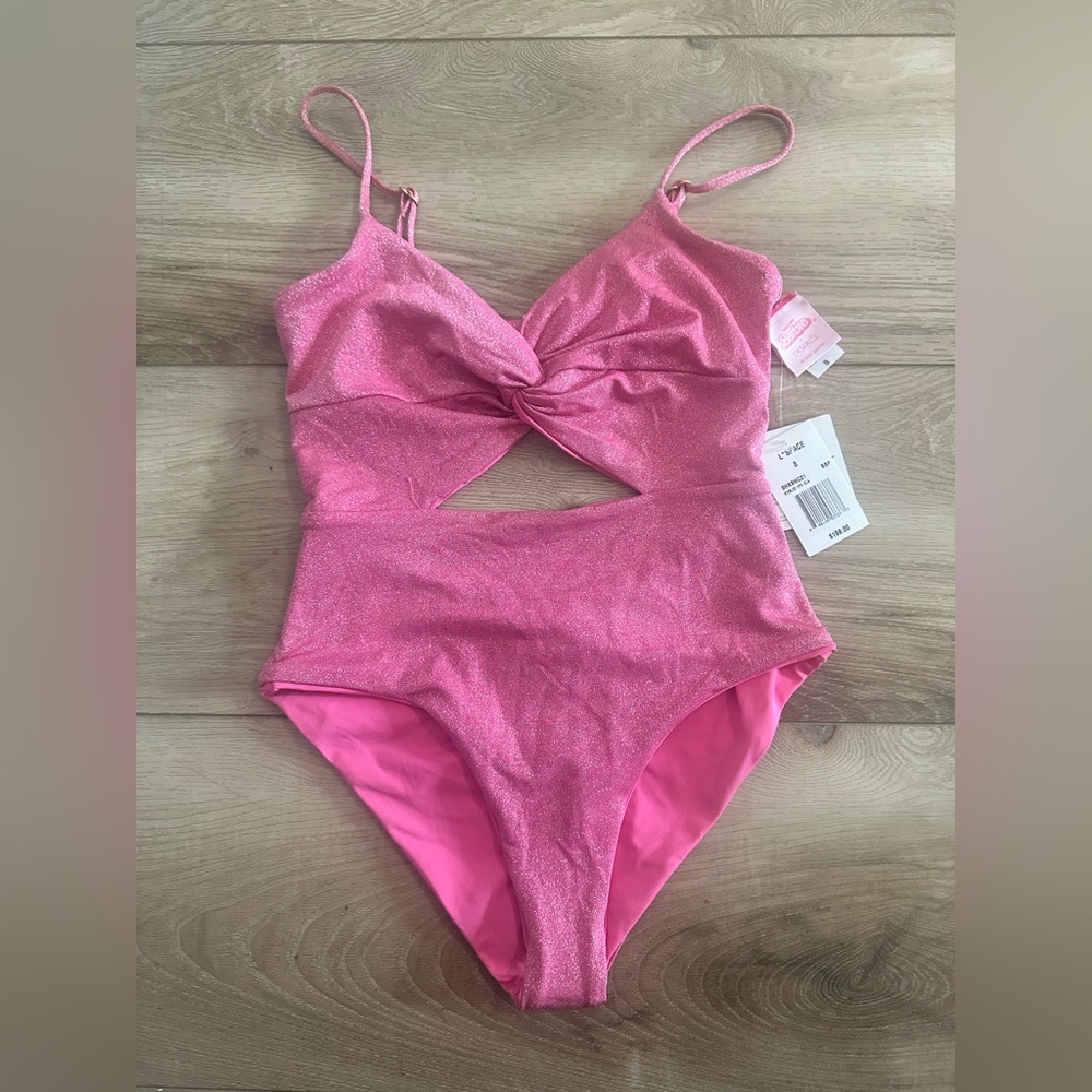 🆕 L*Space Kyslee One Piece in Barbie Pink (Shimmer)